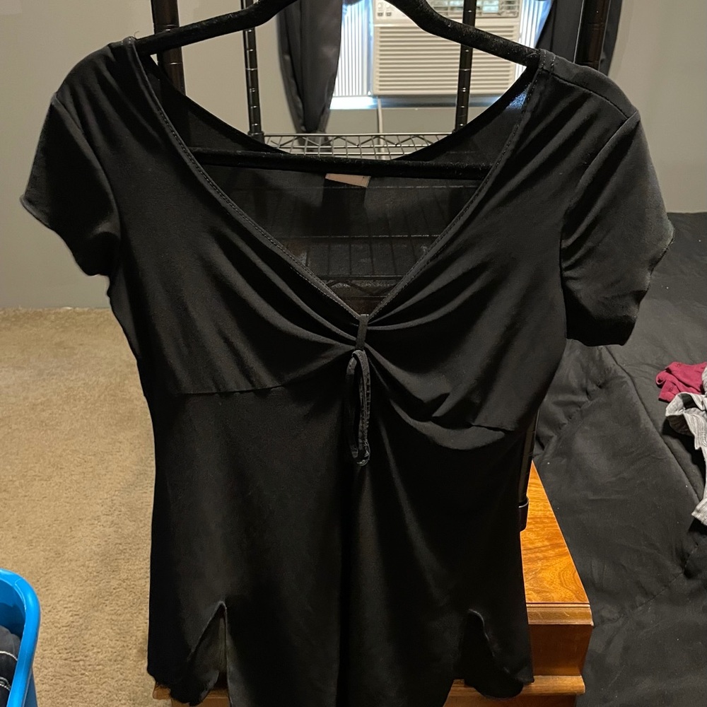 Sexy black blouse
